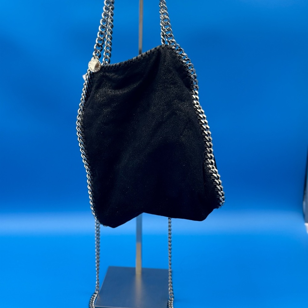 Stella McCartney Falabella Mini Tote Black and Rose